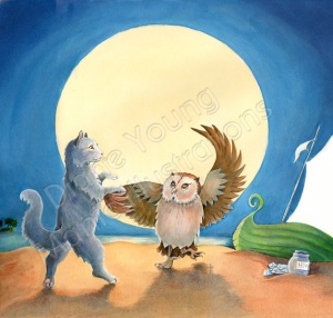 Owl and Pussy Cat by Diane Young