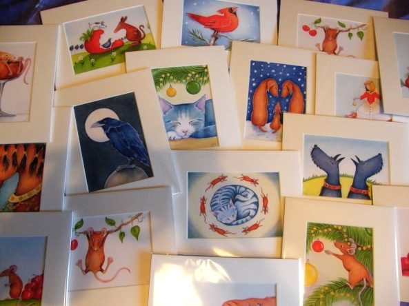 Prints for sale of original paintings of animals  by artist  Diane Young of Stroud UK